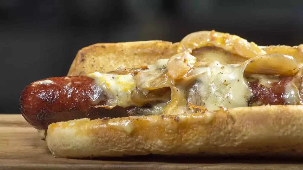 Hot Dog Loaded Stadium Concession Food