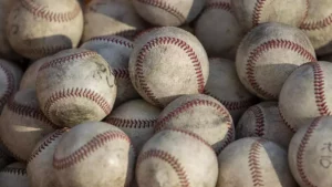 Pile of Game Used Baseballs