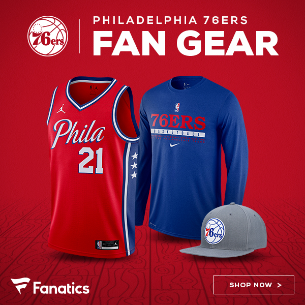 76ers NBA Fan Gear 2020s. Shop Philadelphia 76ers at Fanatics.com [affiliate link]