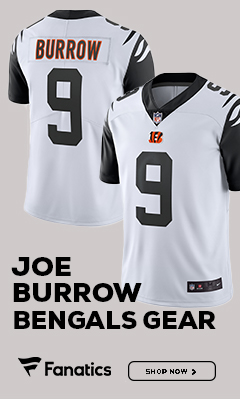 Joe Burrow Bengals NFL Fan Gear 2020s. Shop Cincinnati Bengals at Fanatics.com [affiliate link]